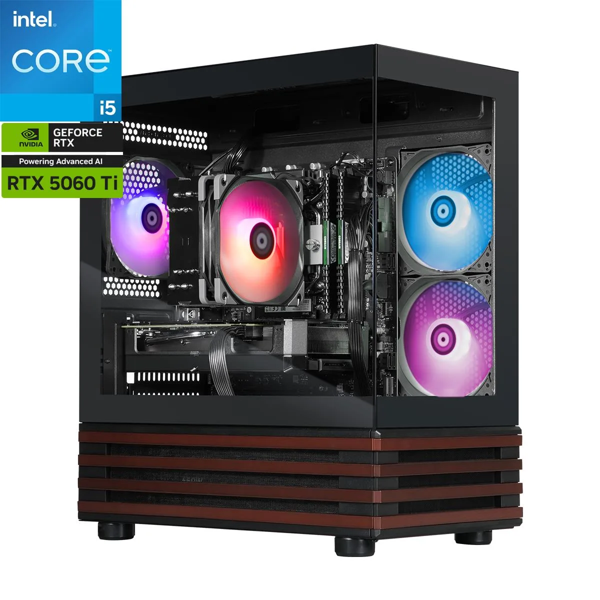 Thermaltake Thermaltake N17W-B76R-56T-LCS gaming PC i5-14400F RTX 5060 Ti 8GB 32GB DDR4 1TB NVMe — product photo