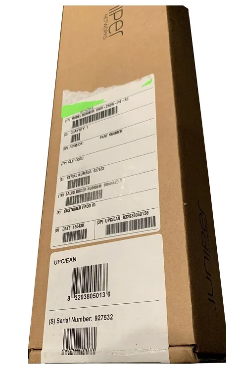 HPE Juniper Networking HPE Juniper Networking UNIV-250W-PS-AC 250 W AC power supply — product photo