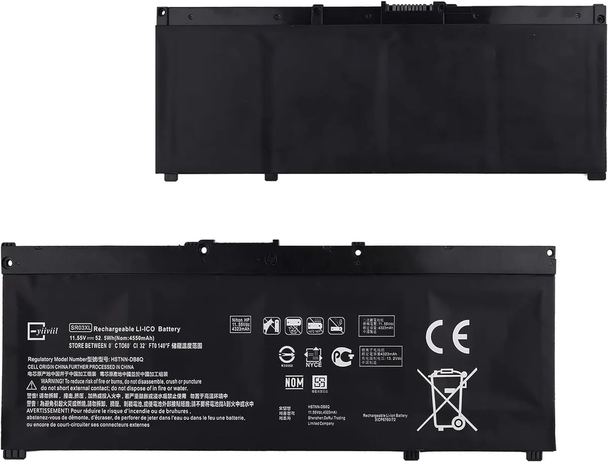 NShi NShi SR03XL laptop battery 52.5Wh 11.55V — product photo