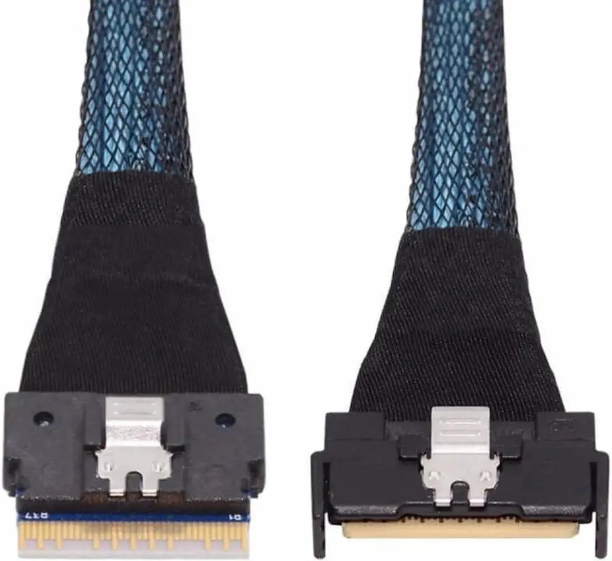 SMUGDESK SMUGDESK MCIO 8i 74Pin to Slimline SAS 4.0 SFF8654 74Pin Male Cable 50cm — product photo
