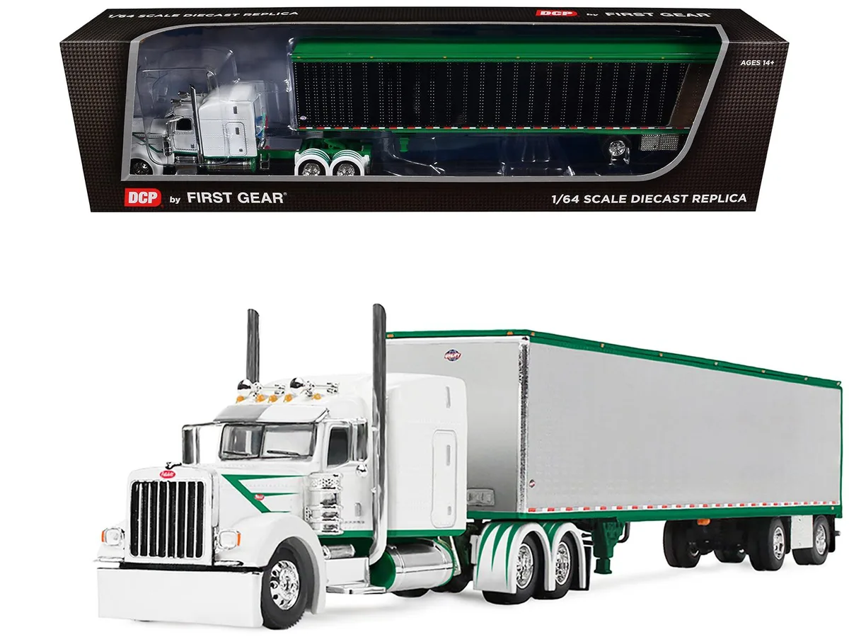 First Gear First Gear Peterbilt 389 63" Sleeper 53' Trailer 1/64 Diecast — product photo