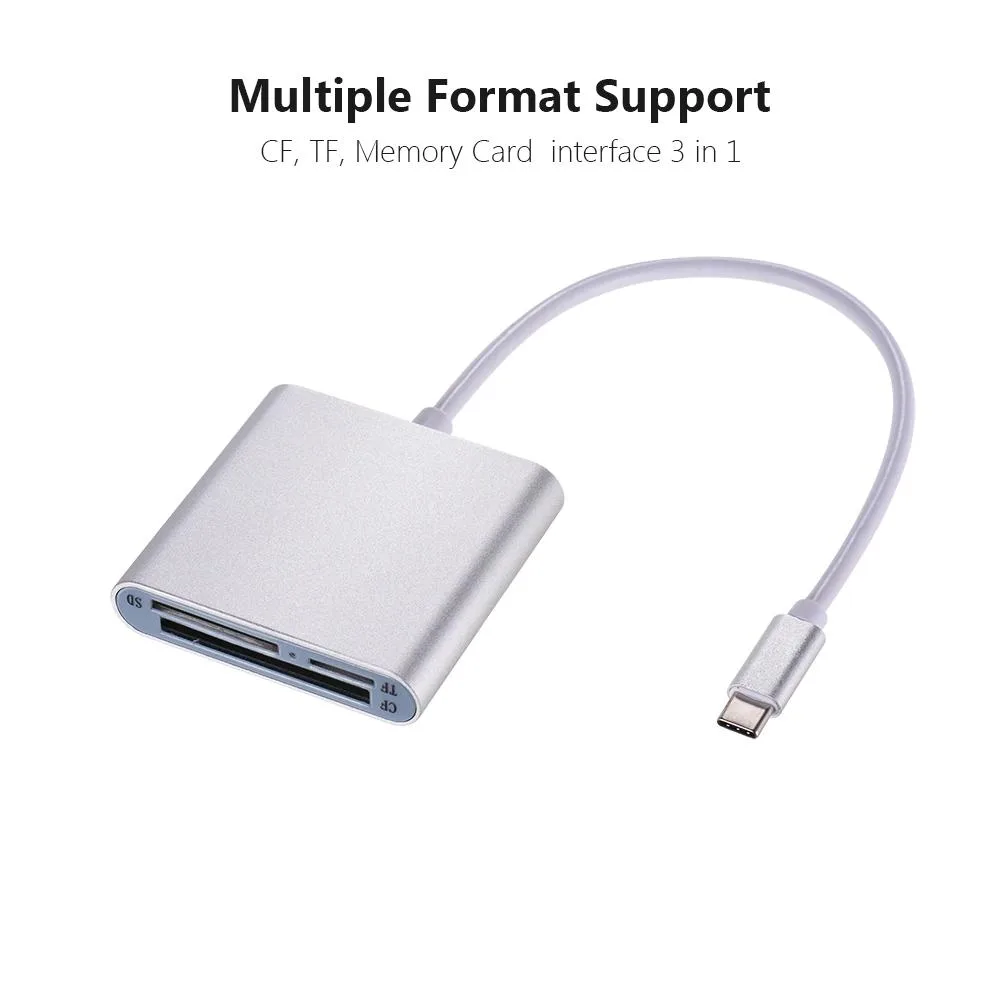 Hetai Tech Hetai Tech HZ-0010 8-in-1 Type-C card reader USB 3.0 — product photo