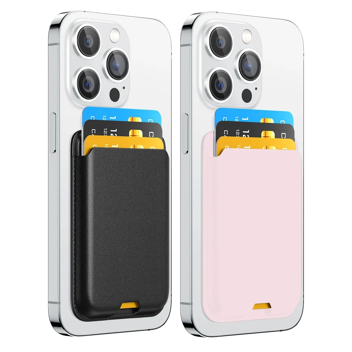  ZoyiNsgu Kb-kk-jt2-heiqianfen 2-Pack Adhesive Card Wallet 3.74x2.56 in Multi-Color — product photo
