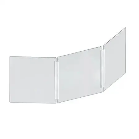 Azar Displays Azar Displays 176192-100 Medium Tri-Fold Clear Acrylic Shield — product photo