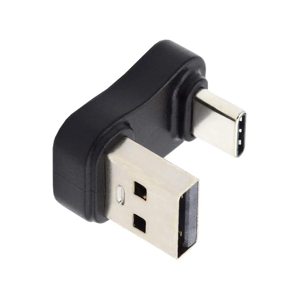 Vszerda Vszerda UC-070-TC008-XY USB 3.1 Type C to USB 3.0 A 10Gbps 90° Angled Adapter — product photo