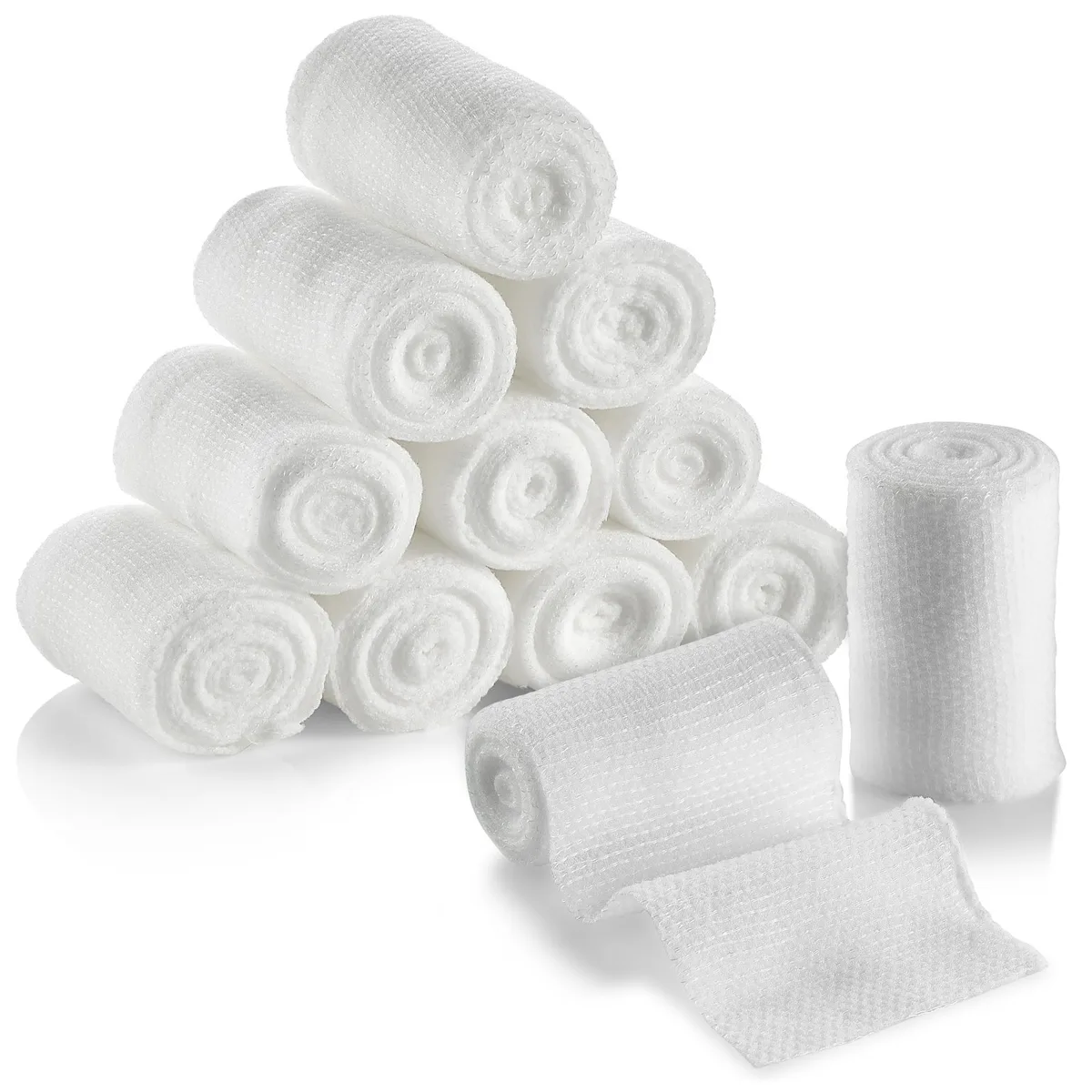 MEDca MEDca Gauze Bandage Rolls 12 Pack 2 in x 4.1 Yards First Aid — product photo