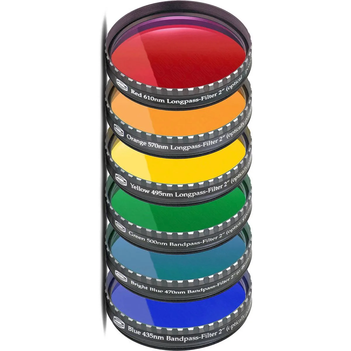 Baader Planetarium Baader Planetarium Premium 6-Piece Color Filter Set 2" Eyepiece — product photo