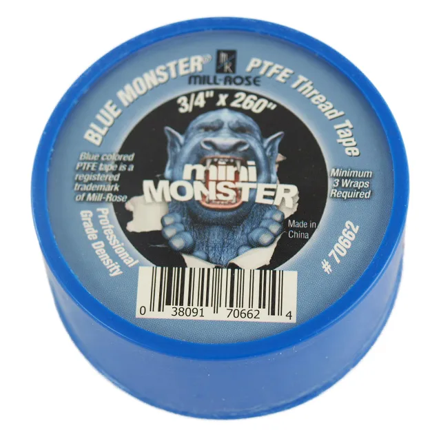 Blue PTFE thread seal tape roll 260 inches