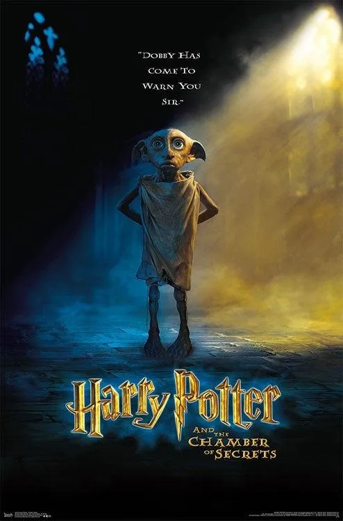Harry Potter Dobby teaser poster print, 22 by 34 inches, premium heavy stock paper