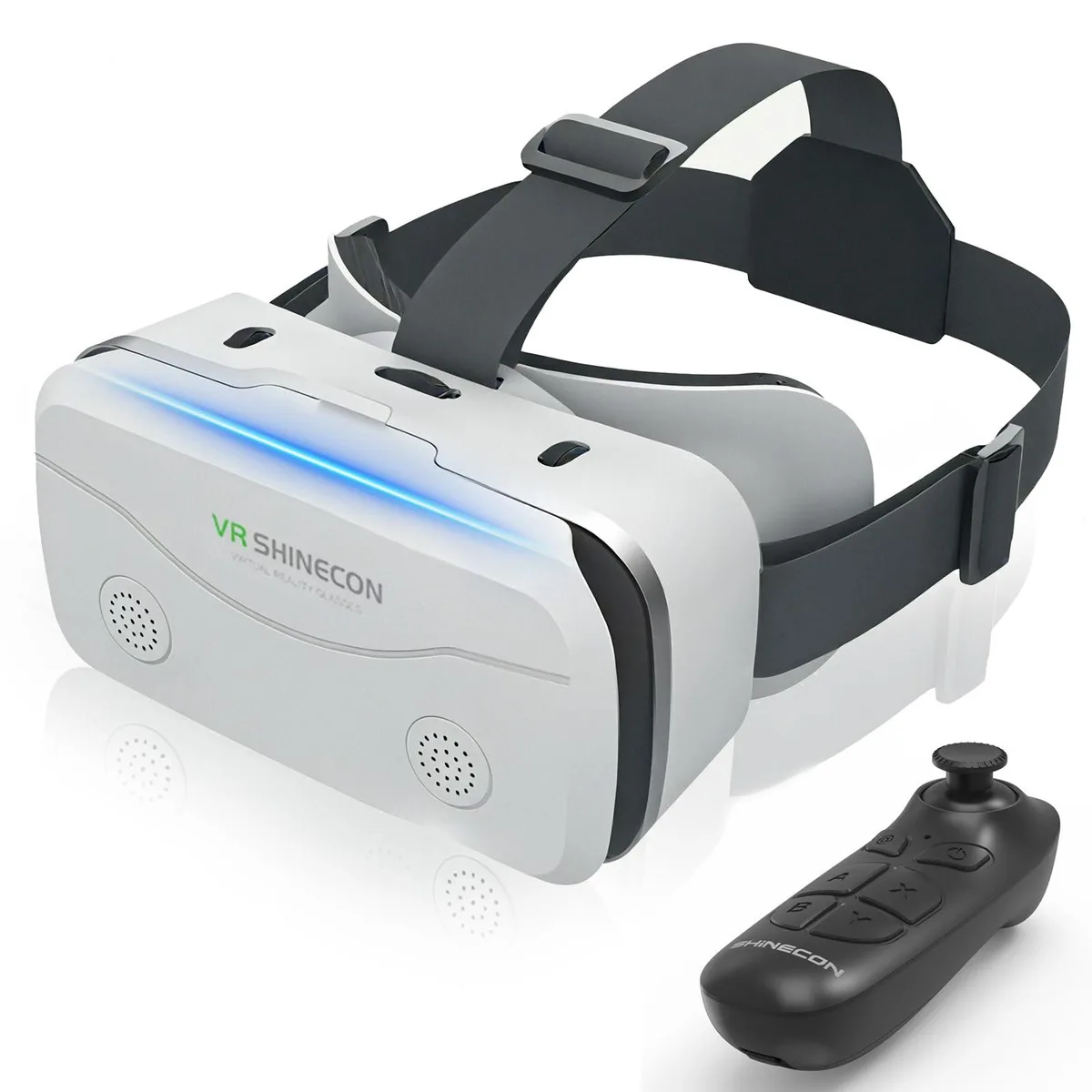  VR Headset 7.2" 120° FOV Bluetooth White — product photo