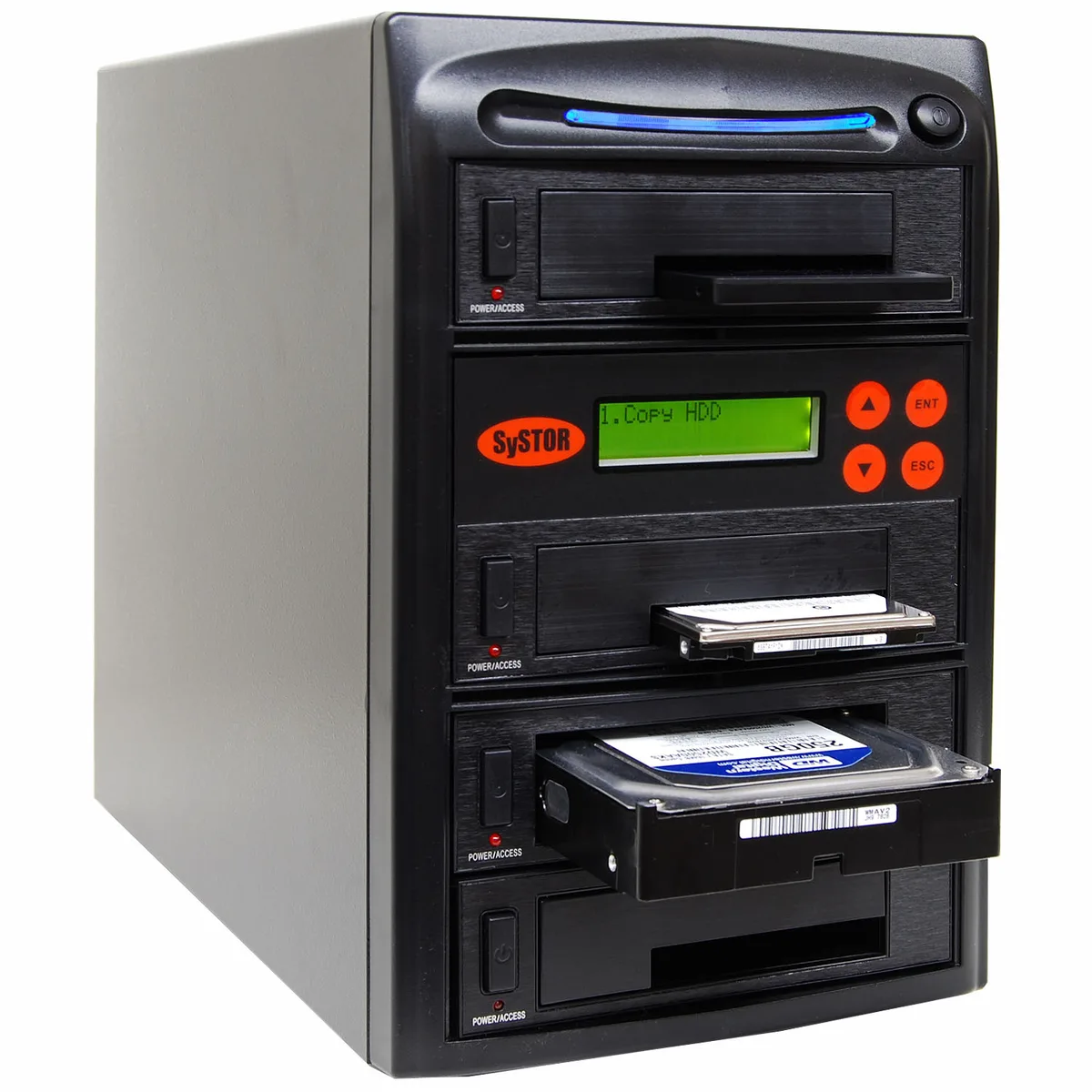 Systor Systor 1:3 SATA Duplicator &amp; Sanitizer 5.4GB/min 128MB (SYS103HS-DP) — product photo