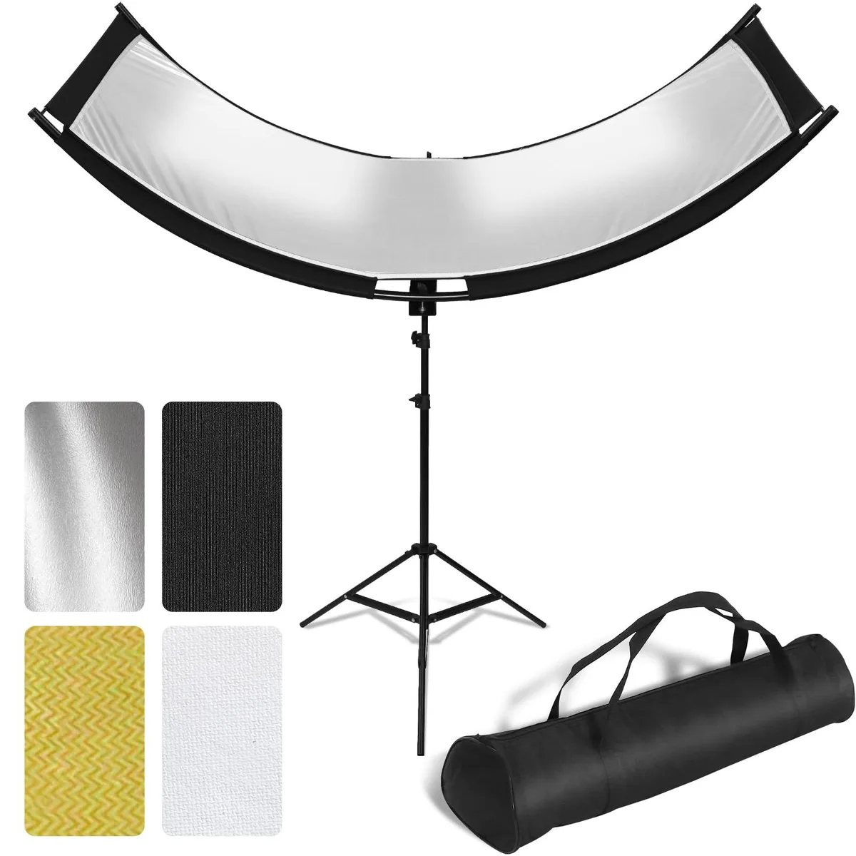 MCCKLE 60LJ044 Arc Clamshell Reflector 180x60cm with Stand — product photo