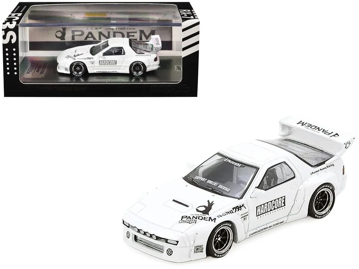 Inno Models Inno Models Mazda RX7 FC3S Pandem Aero Widebody Kit White 1/64 Diecast Hobby Collectible — product photo