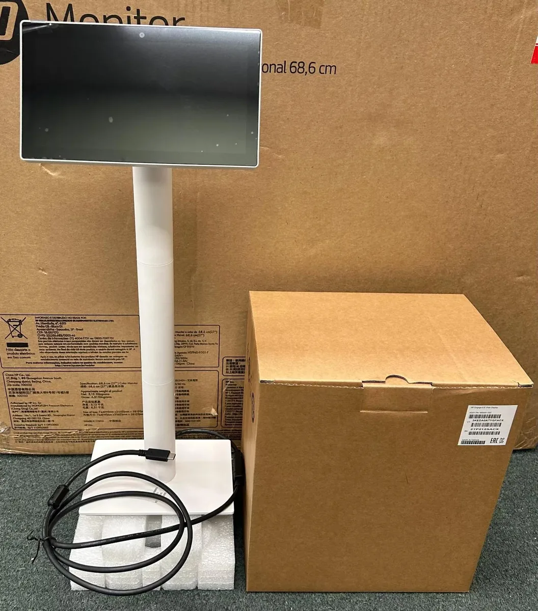 HP HP Engage 6.6" Pole Customer Display White 156N9AA — product photo