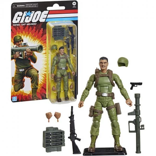 Hasbro Hasbro G22925X00 G.I. Joe Classified Series Rafael "Zap" Melendez 6-inch Action Figure — product photo