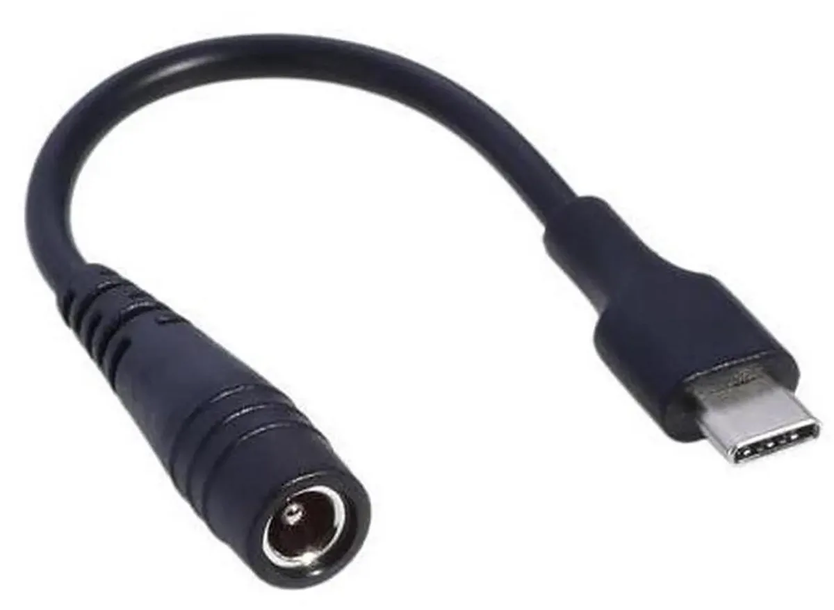SMUGDESK SMUGDESK USB-C Female to DC 5.5×2.1mm Female Power Adapter Cable — product photo