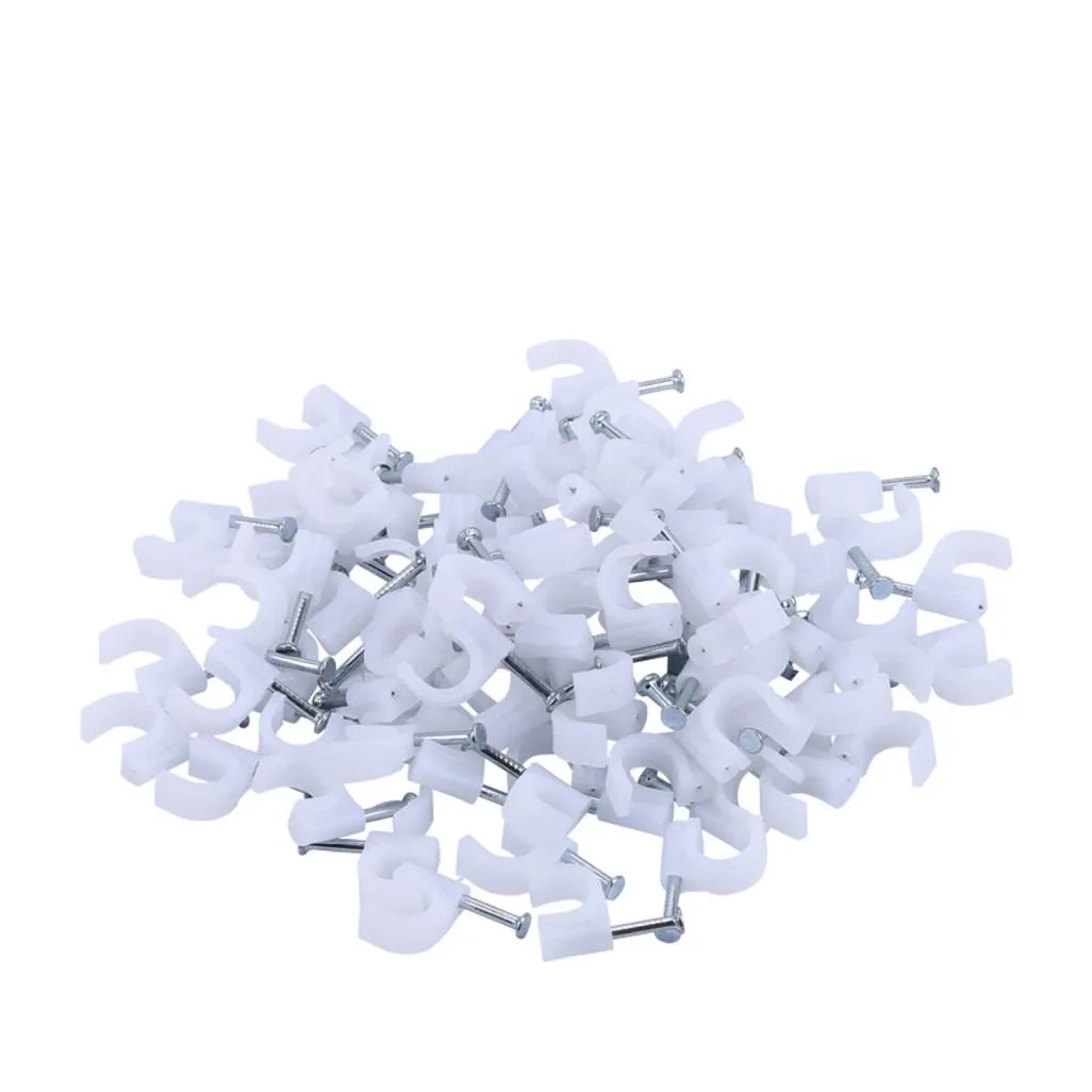 XINCA XINCA Cable Clips 6 mm White Pack of 100 — product photo