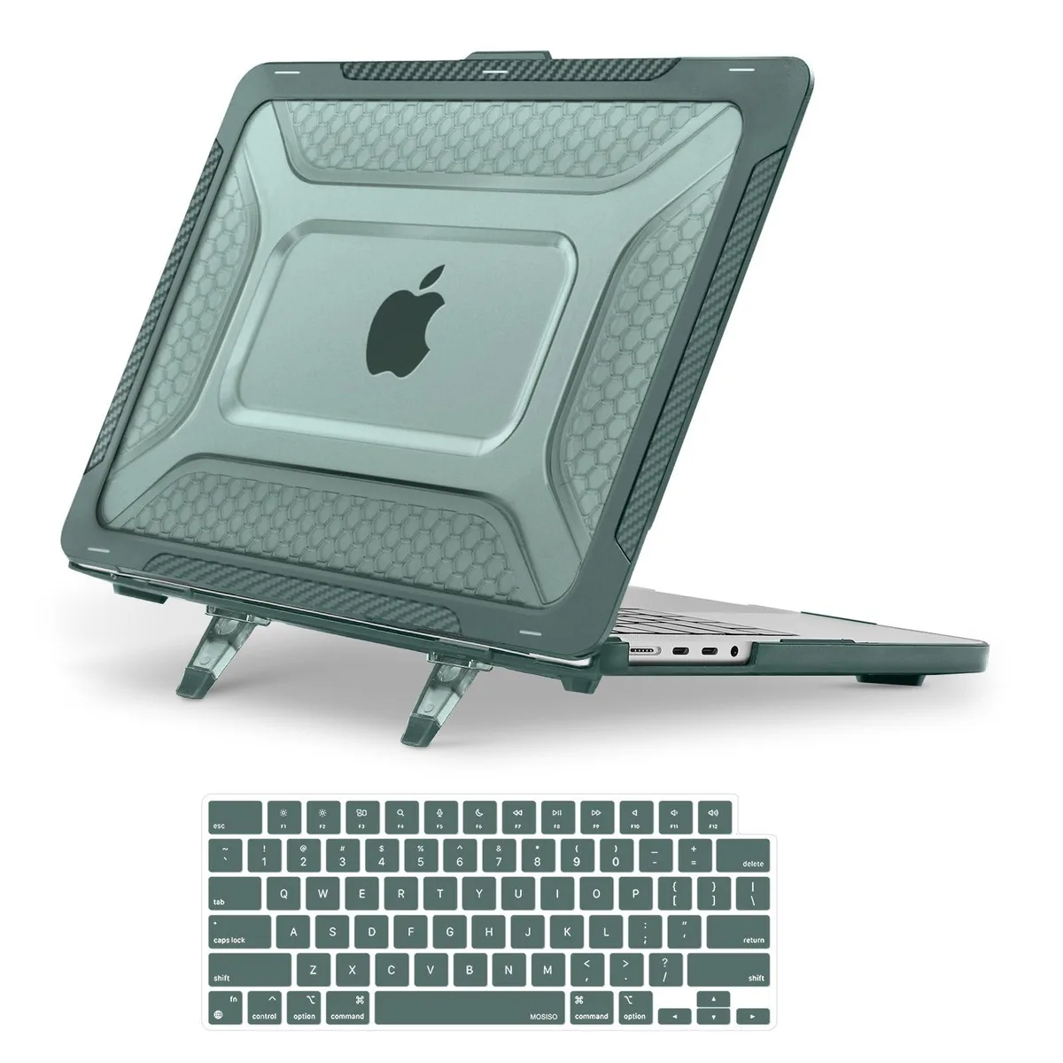 Mosiso Mosiso 2 in 1 Accessory MacBook Pro 14 inch Emerald Green — product photo