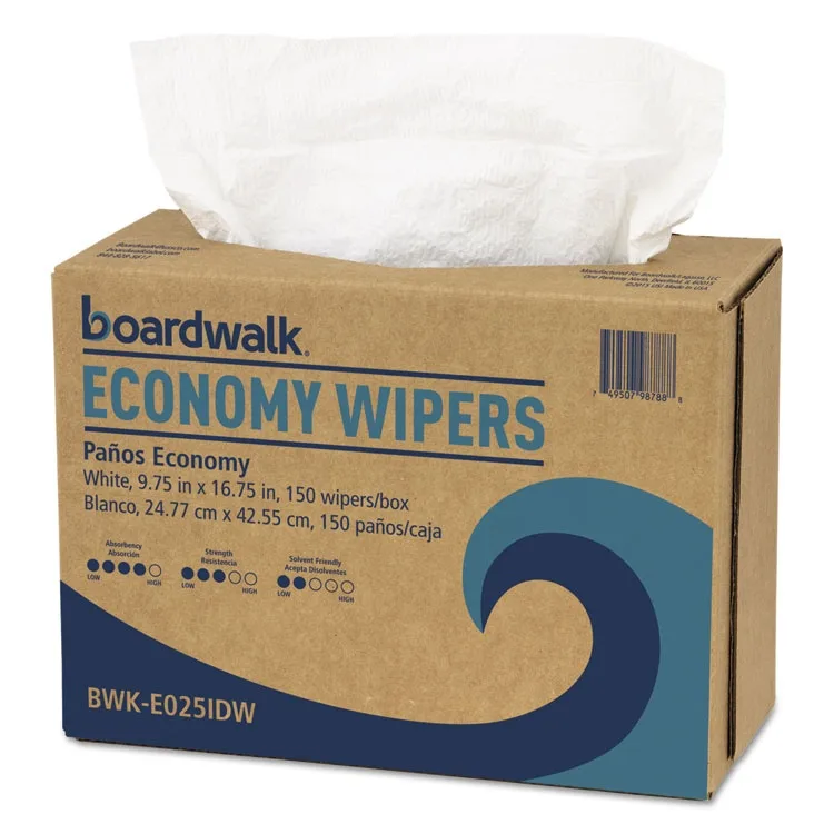 White scrim wipers in six dispenser boxes, 900 count total