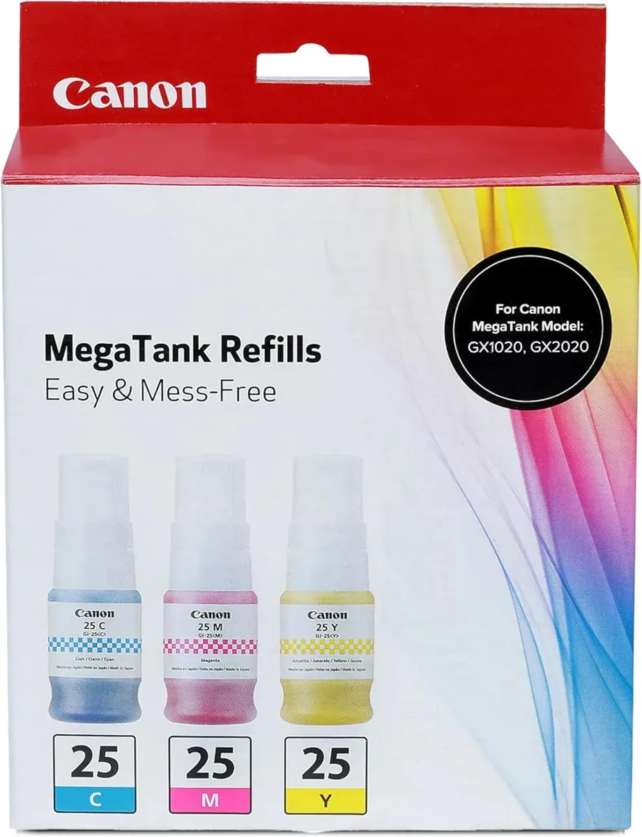 Canon Canon GI-25 Genuine Ink Bottle Value Pack 3D Printers Accessory — product photo
