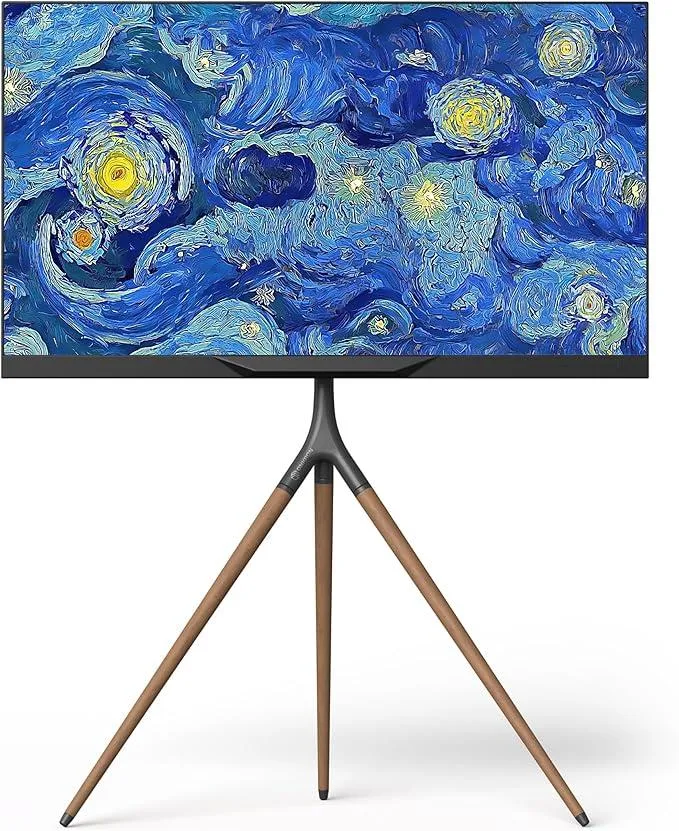 ONKRON ONKRON TS1220-B Easel TV Stand 32-65" 77 lbs VESA 400x400 Black — product photo