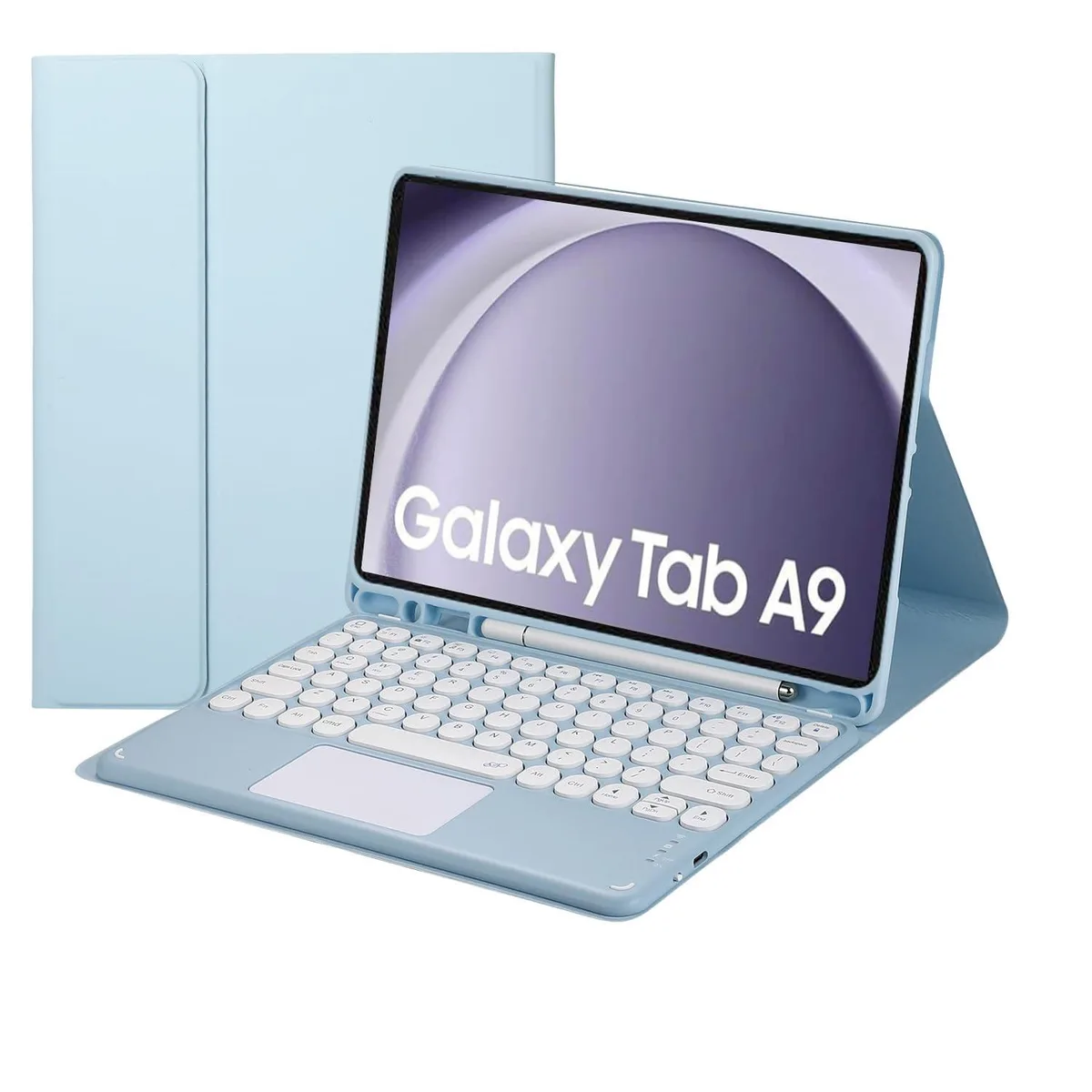 Timoom Timoom Magnetic Detachable Touch Keyboard Case for Samsung Tab A9 8.7" 2023 Blue — product photo