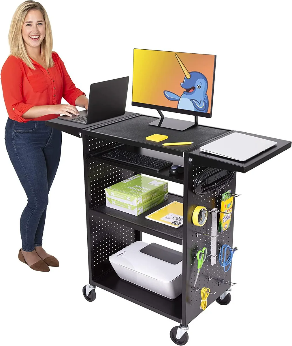 BFKK BFKK Stellar AV Cart 12 Hooks 90 lb Office Furniture — product photo