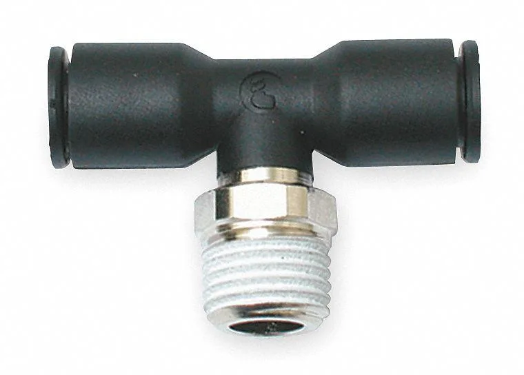Legris Legris 3108 10 18 Male Branch Tee 3/8 NPT Push-Fit Trap — product photo