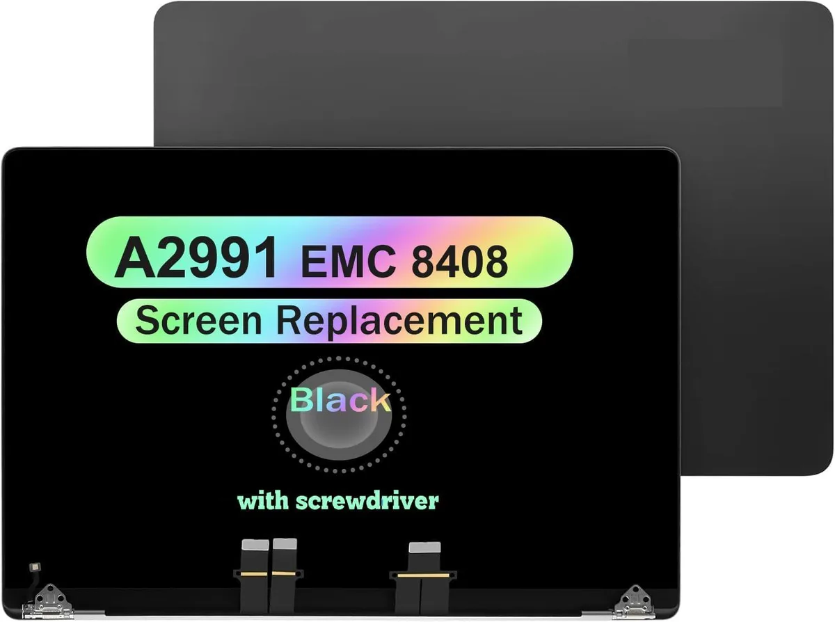 NUOLAISUN NUOLAISUN 16" MacBook Pro M3 A2991 2023 EMC 8408 661-38683 661-38684 3456x2234 LCD Screen Assembly (Black) — product photo