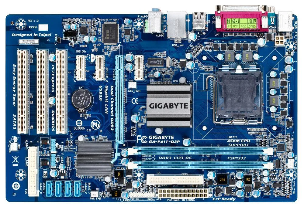 GIGABYTE GIGABYTE GA-P41T-D3P Intel motherboard LGA 775 — product photo