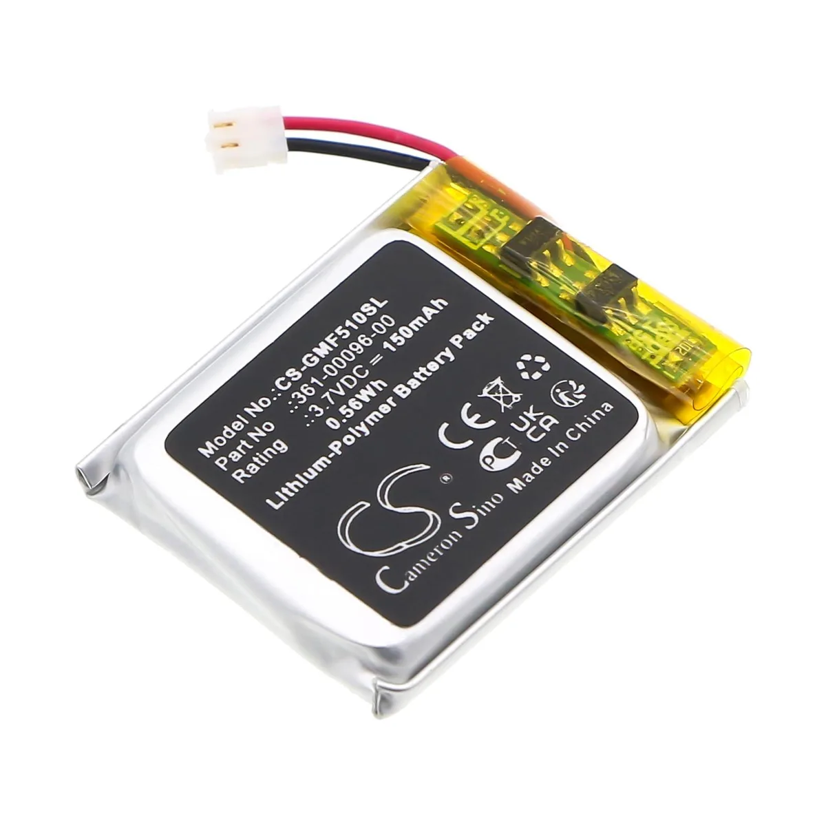 Cameron Sino Battery for Fenix 5S Plus 361-00096-00 150mAh 3.7V — product photo