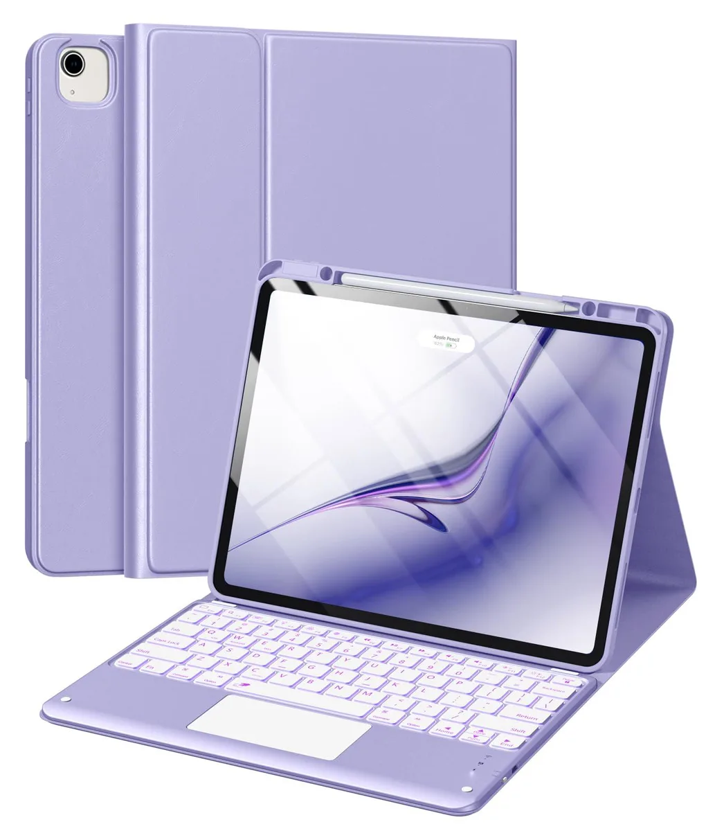  Harvopu iPad Air 13 / Pro 12.9 Keyboard Case Purple — product photo