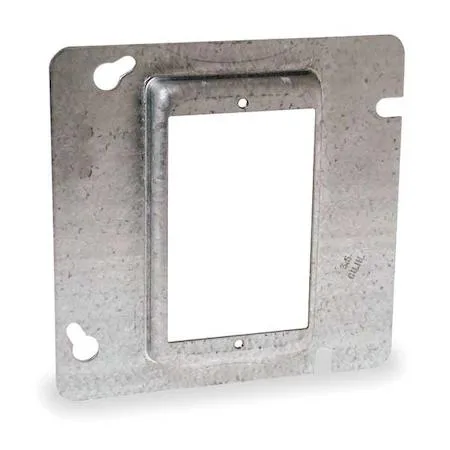 Hubbell Incorporated Hubbell Incorporated RACO 837 Plaster Ring 1 Gang Galvanized Zinc Square Box Type — product photo