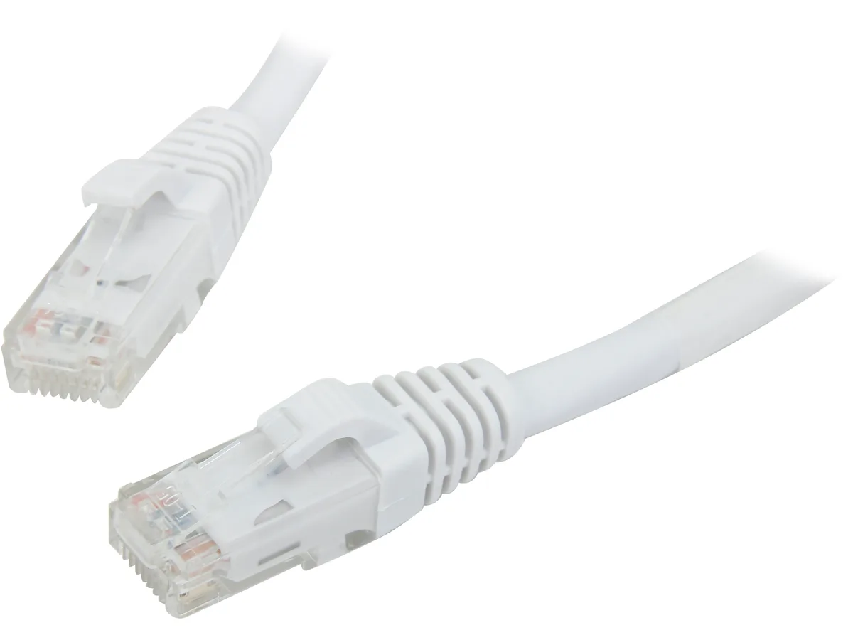 Cables To Go Cables To Go 27165 Cat6 network ethernet cable 25 ft 550 MHz White — termékfotó