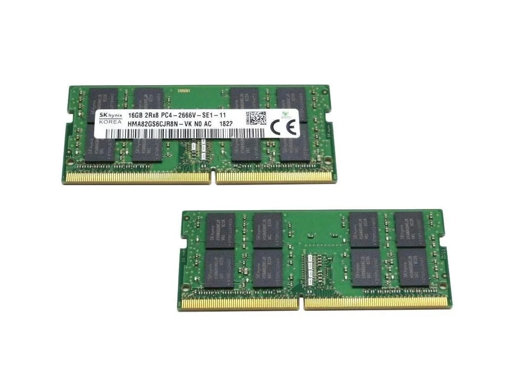 SK hynix SK hynix HMA82GS6CJR8N 32 GB 2×16 GB DDR4 2666 MHz 260-pin accessory — product photo