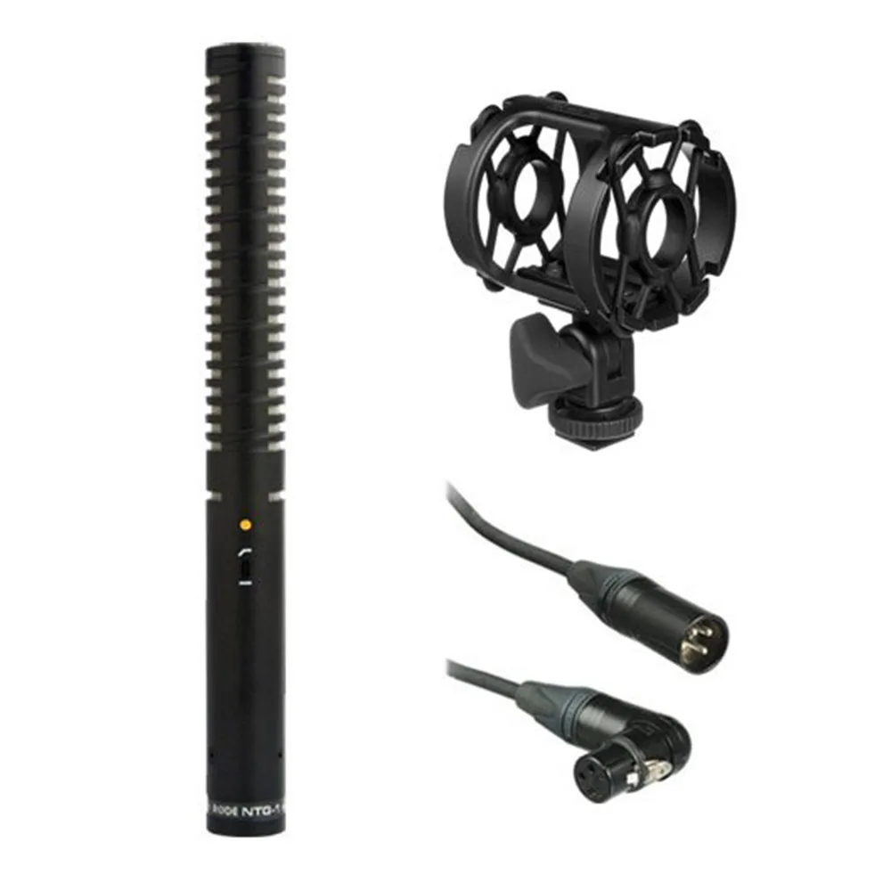 RODE Microphone RODE Microphone NTG-1 Condenser Shotgun Kit with Shock Mount and 1.5' XLR Cable — product photo