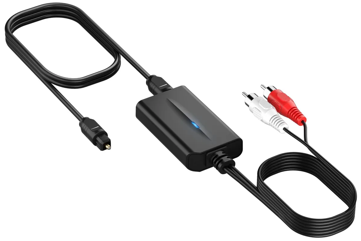KEHIPI KEHIPI AU608 192kHz 24-bit DAC Media Converter 2.1m Cable — product photo
