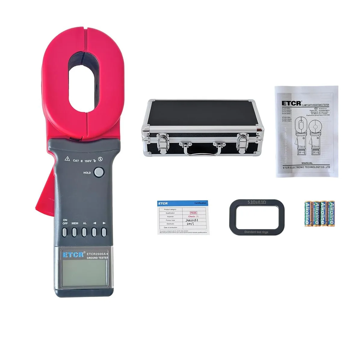 ETCR ETCR 2000A+ Clamp Ground Resistance Tester 0.01-200 Ω — product photo