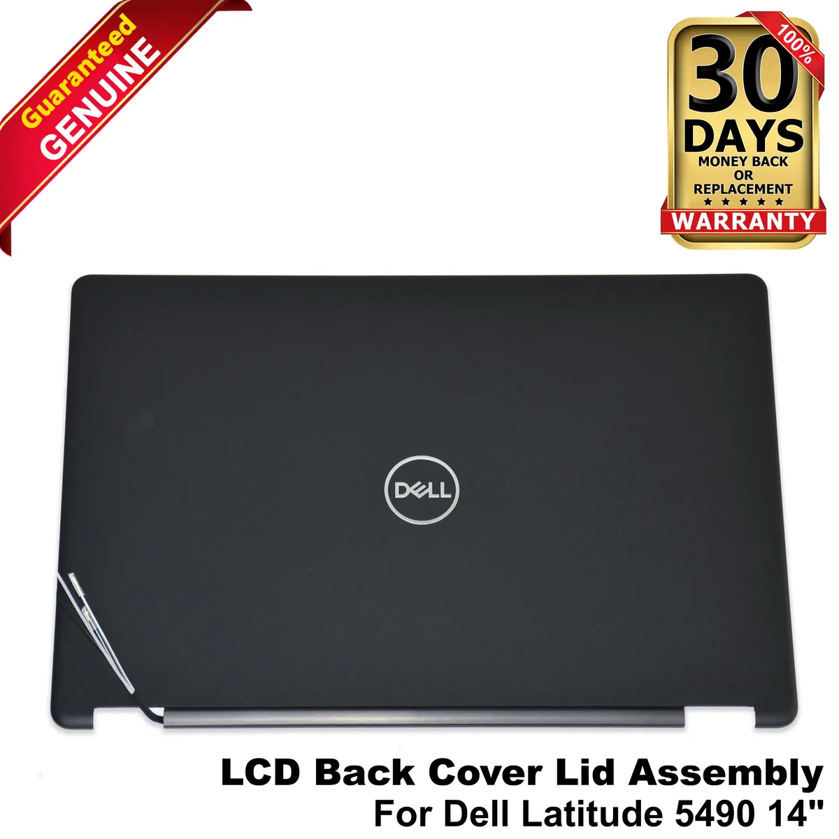 DELL DELL Latitude 5490 14" LCD Back Cover Lid Assembly GG7FJ laptop replacement part — product photo