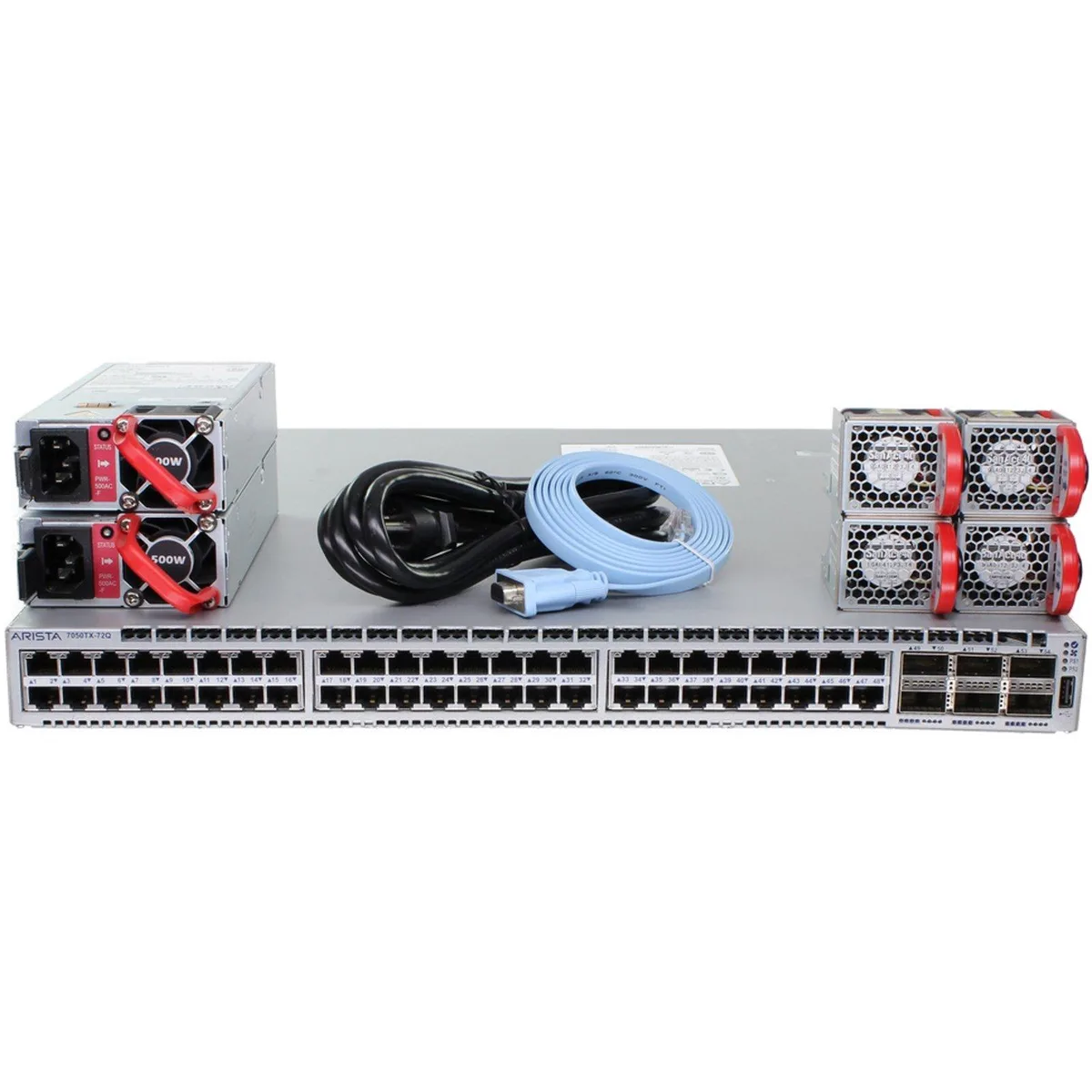 Arista Networks, Inc. Arista Networks DCS-7050TX-72Q-F network switch 48x10GbE 6x40GbE — product photo