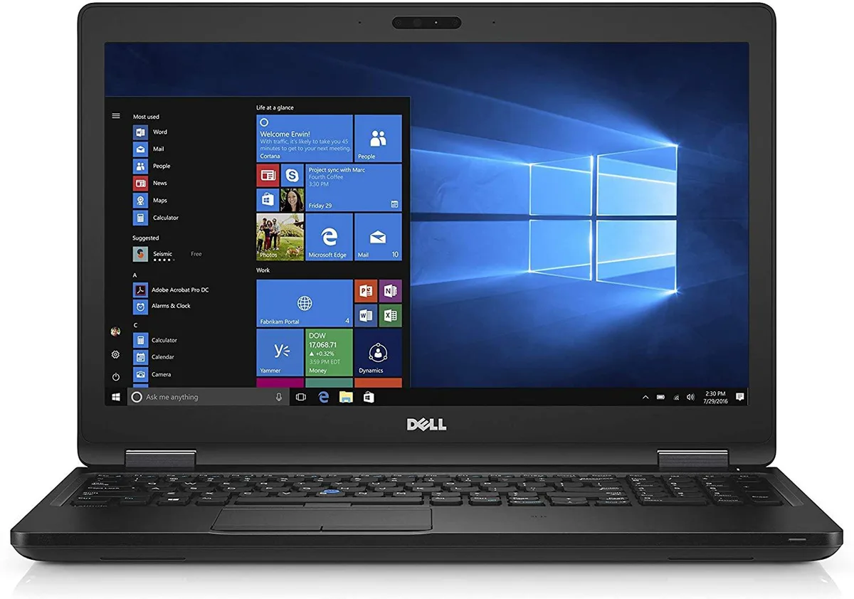 DELL DELL Latitude 5580 laptop Core i5-7300U 8 GB 256 GB 15.5" Black — product photo