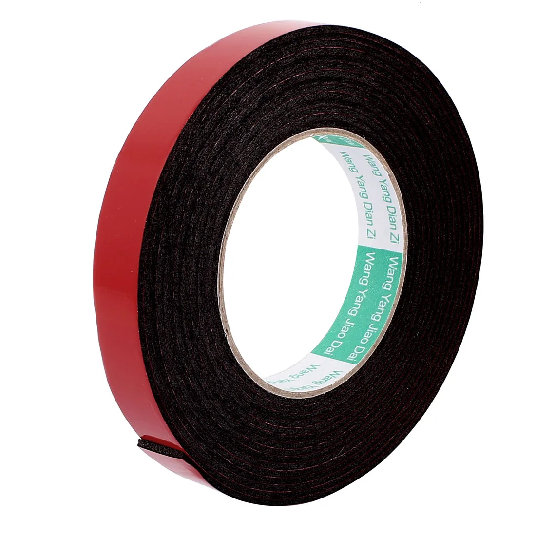 Unique-Bargains Unique-Bargains Double-Sided Sponge Tape 20mm x 2mm 5M Red Black — product photo