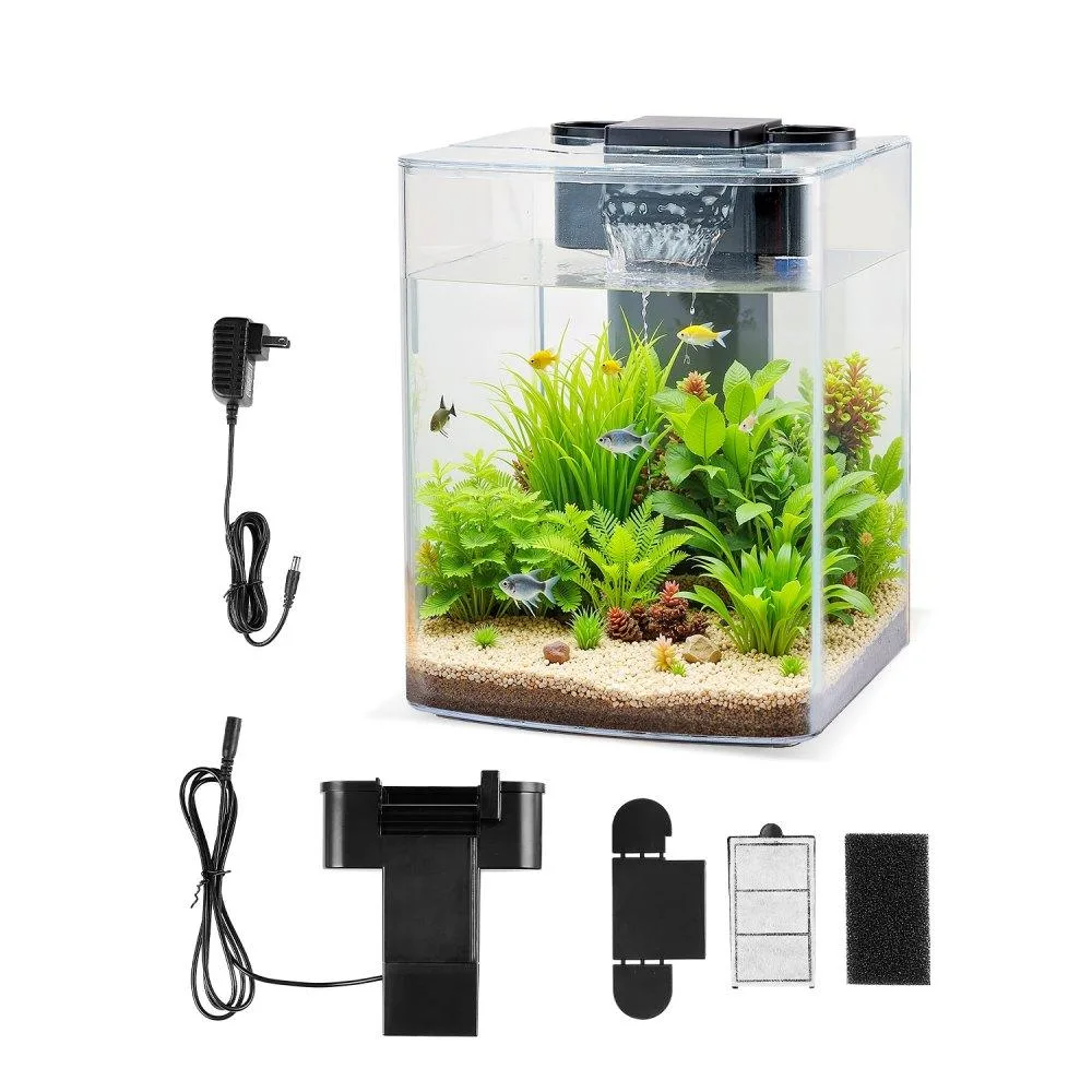 VEVOR VEVOR 2 Gallon Smart Arch Aquarium GPPS 3 Color Self Cleaning — product photo
