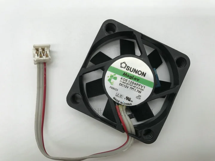 Small black 40mm square case fan with 3-pin connector