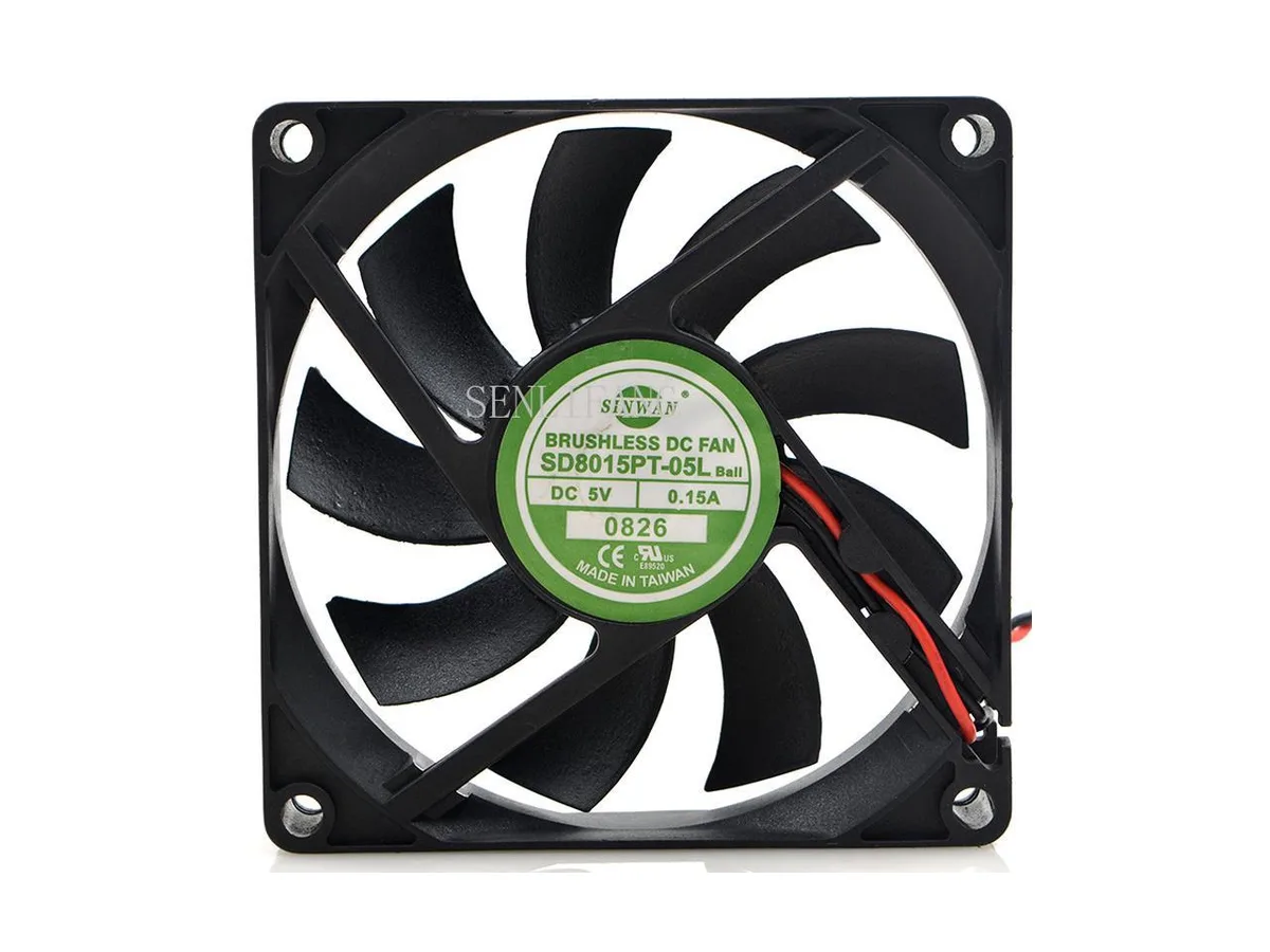 Fans Fans SD8015PT-05L 5V 0.15A 8015 2-wire case fan — product photo