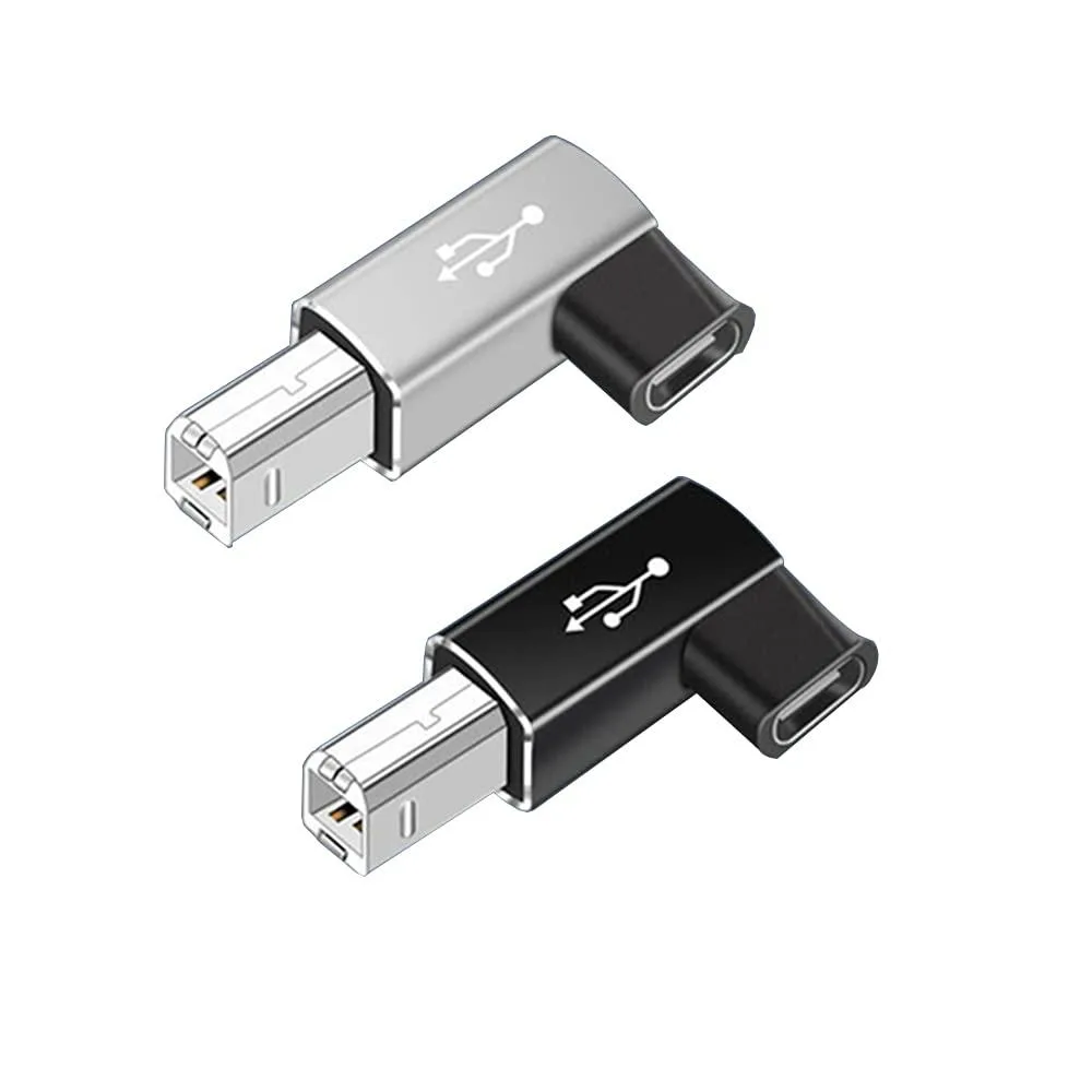  rgzhihuifz USB C Female to Midi 90 Degree Adapter 2Pack USB Converter — product photo