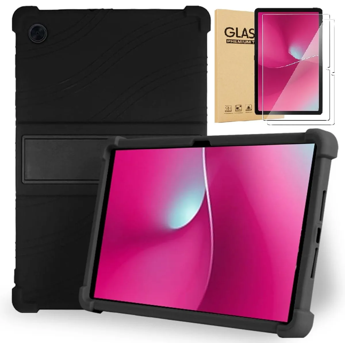 anicestore anicestore Soft Silicone Rubber Case for T-Mobile REVVL Tab 2 10.1 Inch 2025 Tablet Black — product photo