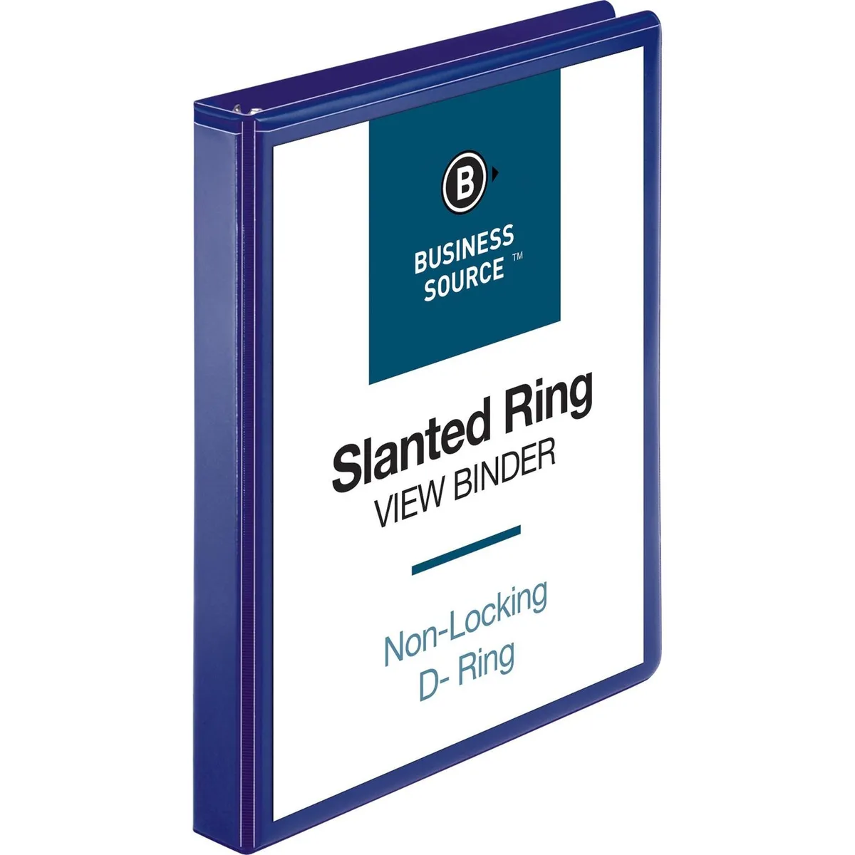 Business Source Business Source BSN28452 1" Navy D-Ring Binder — product photo