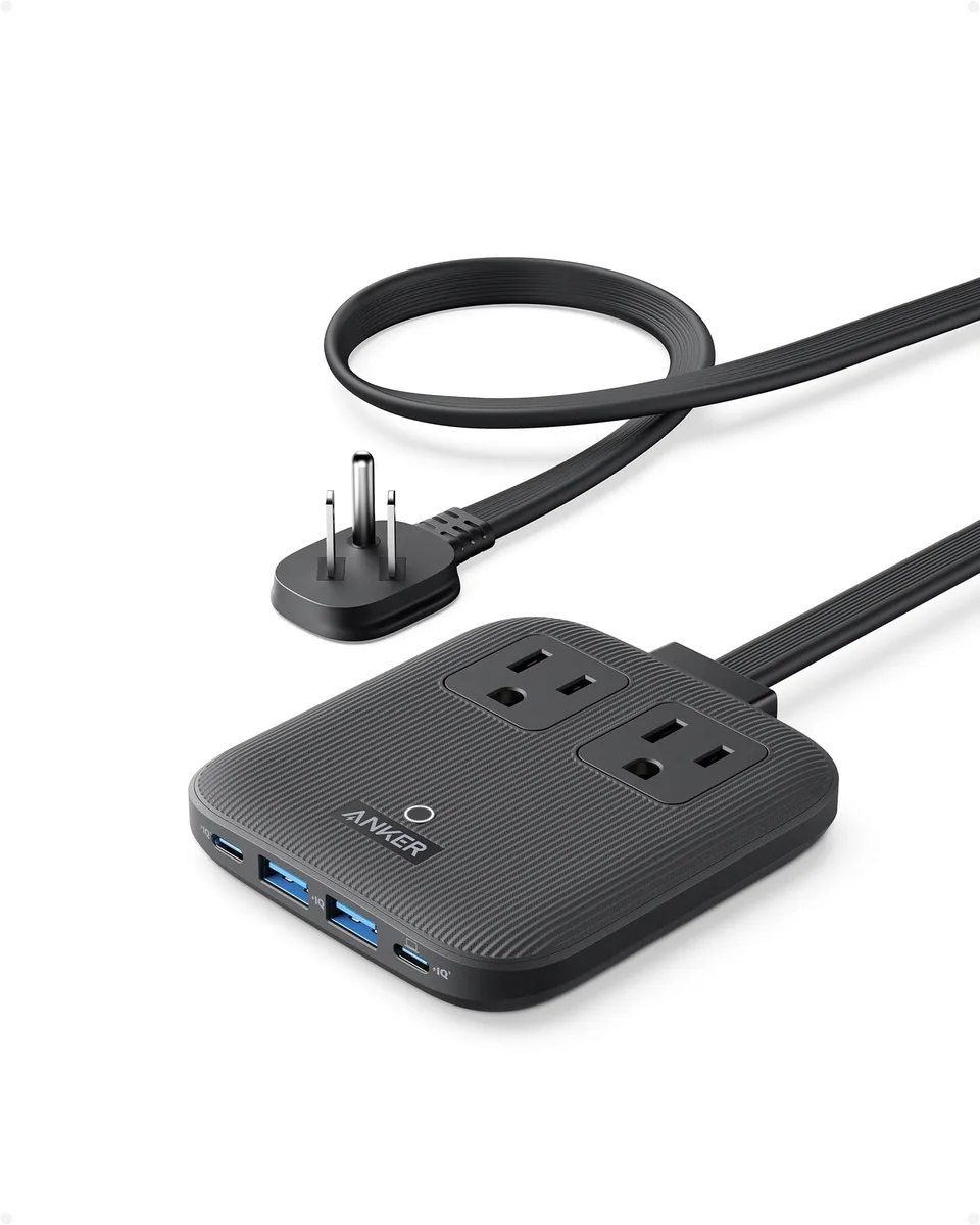  Anker A9129 Nano 67W 6-in-1 USB Charger Black Stone — product photo