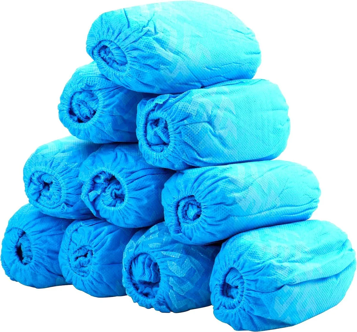 G &amp; F Products G &amp; F Products Disposable Shoe Covers 100 Pack Blue 16.5 x 6.6 inch — product photo